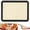 Black, variant on Silicone Baking Mat, Reusable Oven Baking Sheet Non-Stick Mats Cookie Sheet for Making Cookies Macaroons, Bread(Black)