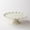 Speckled White-10 Inch (for up to 8" Cake), variant on Ceramic Cake Stand  Small Plate For 8 Inch Vintpedestal With Ruffle Trim Mother's Day Cupcake Dessert Table Display Speckled White