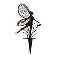 thumbnail image 1 of Estacas decorativas de hierro con forma de figuras de hadas para jardín exterior. Estilo B, 1 of 9