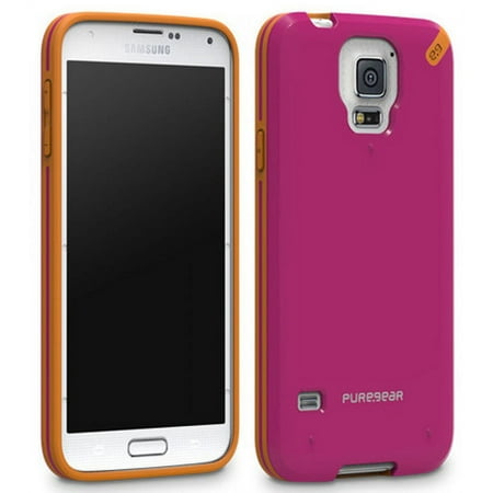 PureGear Slim Shell Case for Samsung Galaxy S5 Sunset Pink