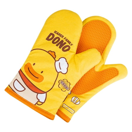 

Hueook Microwave Gloves Anti-Scalding Insulation Oven Special Kitchen Baking Thickened