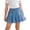 Blue, variant on Taqqpue Girl's Denim Ruffle Skirts Mini Flared Pleated Toddler Jean Skorts with Shorts Underneath 2-12 Years