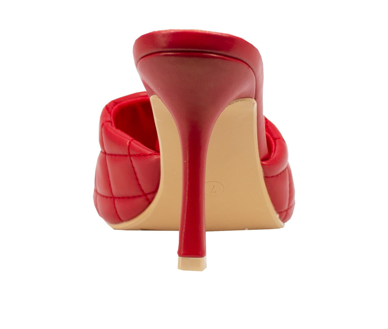 Olivia & Kate Women's Adult Quilted High-Heel Stiletto Sandal