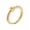 Golden D, variant on HUANLEDASH Finger Ring Adjustable Opening 26 Alphabet Faux-diamond-set Geometric Inlay Sparkling Letter Band Ring Daily Wear