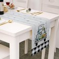 thumbnail image 4 of Easter Table Runners 13x70 Inches  Bunny Gnomes Linen Burlap Happy Easter Table Runners for Kitchen Holiday Party, 4 of 4