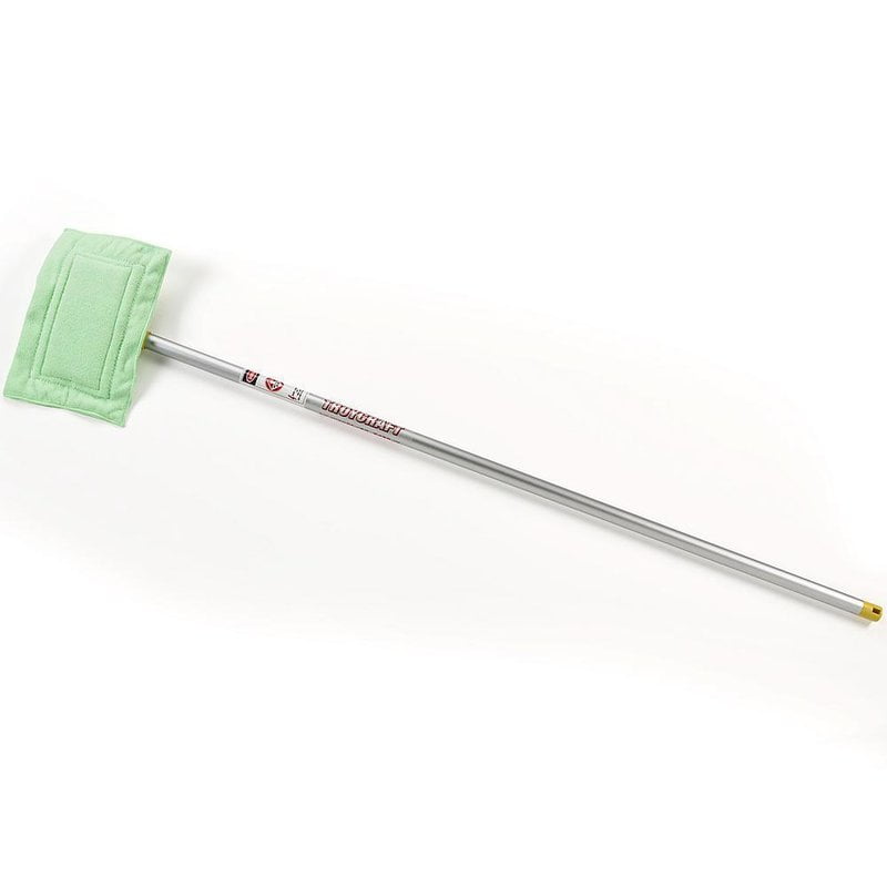 AmishMade Wall Cleaning Mop with Removable Microfiber Head Extends 8