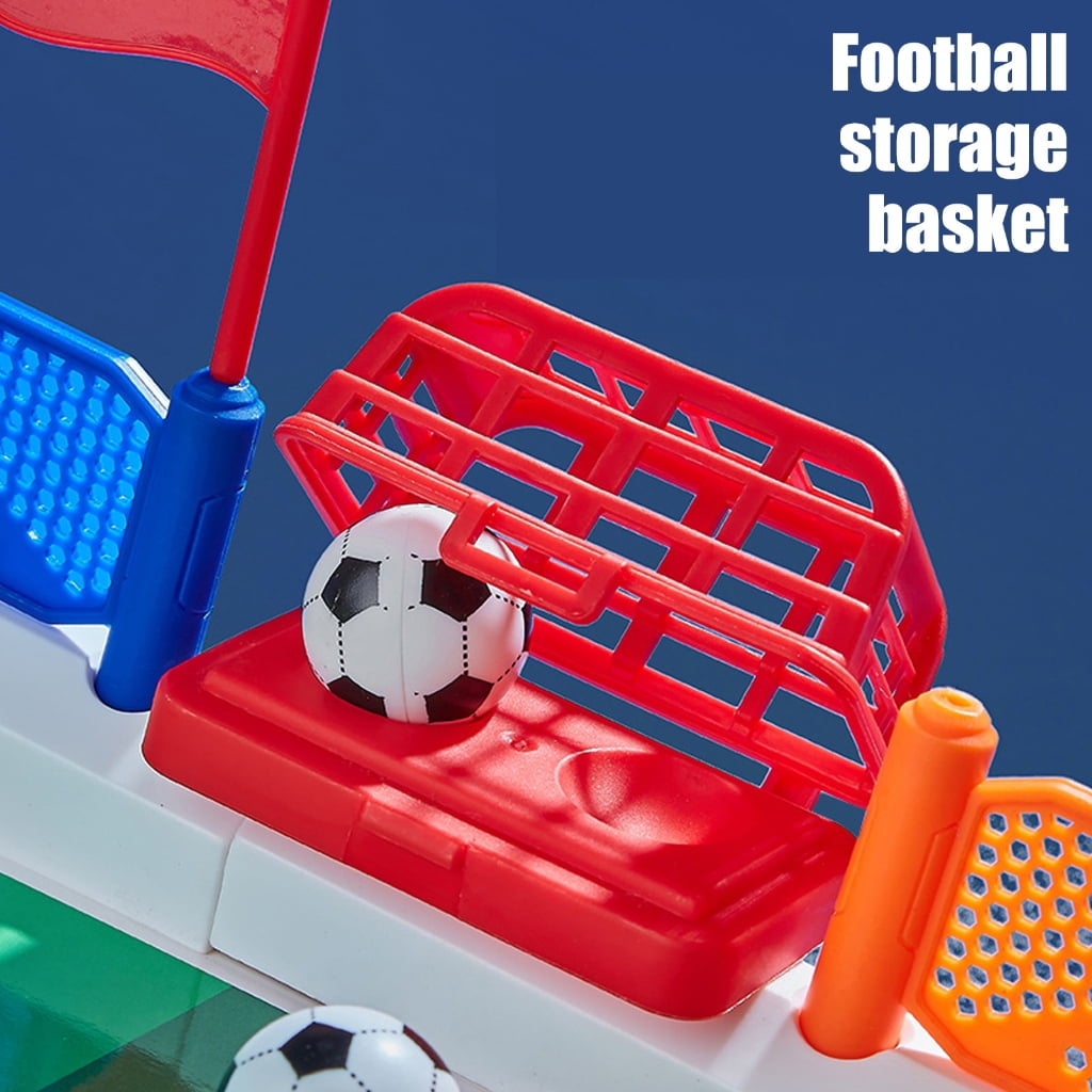 Miiottaa Children Tabletop Foosball Game Set 2 Player Competitive Learning Activity Toy
