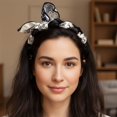 thumbnail image 6 of Jiibva Sweet Bow Headbands for Women Knotted Bow Headband Hair Hoops Cute Stylish Bowknot Hairband Hair Accessories for Women Girls, 6 of 7