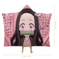 thumbnail image 2 of Kamado Nezuko Wearable Blanket Cloak Arctic Velvet Hooded Blanket Soft Fuzzy Hoodie Blanket Cape for Adults Kids 40"x50", 2 of 8
