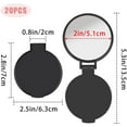 thumbnail image 5 of Mini Round Folding Mirror Portable Pocket Mirror Makeup Mirror for Purse Travel Makeup Mirror for Women Girls Daily Use (20 Pcs Black), 5 of 6
