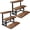3 Tier - 2 Pack, variant on Wooden Risers Display Stands, Cupcake Stand for 50 Cupcakes, Stepped Dessert Table Display Set with Metal Frame Tiered Tray Stand, Serving Trays for Party, Farmers Market Display – Lilybud