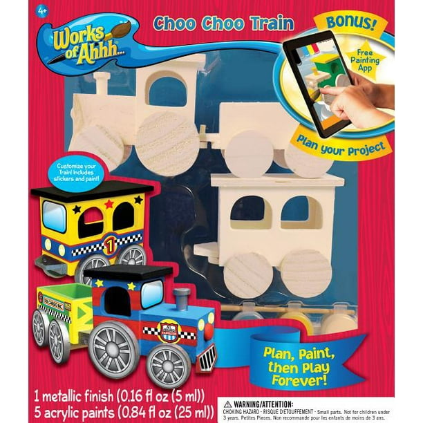 MasterPieces Works of Ahhh Wood Train Paint Kit, 1 Each