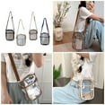 thumbnail image 2 of FENOHREFE Womens Bag Stadium Approve Shoulder Bag Casual Phone Bag Fashion Clear Messengers Bag PVC Crossbody Bag for Everyday, 2 of 8