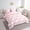 White, variant on Erosebridal Initial B Twin Bedding Sets for Kids, Princess Bowknot Bedding Comforter Set, Pink Reversible, 7pcs