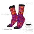 thumbnail image 4 of Logiee Bright Textured Animal Print Adult Socks for Men & Women,Calf Socks, Ankle Socks,Boots Socks,Breathable Casual Sock,Unisex Crew Socks, 4 of 6