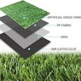 thumbnail image 3 of Artificial Grass (15 Square Feet), Realistic Fake Grass Deluxe Turf Synthetic Thick Lawn Pet Turf, 1 3/8” Height, Outdoor Decor, Customized, 3 of 6