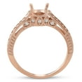 thumbnail image 3 of Pompeii 1/5ct Diamond Rose Gold Engagement Ring Setting Vintage (G/H,I2), 3 of 3