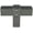 Gray, variant on Berenson 5084-4026-P Rivet Rebel 2" Modern Industrial Square T Bar Cabinet Knob / Drawer