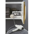 thumbnail image 4 of James Martin Furniture 389-V72D-CFO-G-DGG 72 in. Mercer Island Coffee Oak & Radiant Gold Double Bathroom Vanity with Glossy Dark Gray Solid Surface Top, 4 of 7