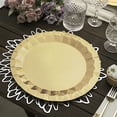 thumbnail image 4 of BalsaCircle 25 Gold Geometric Round 12" Metallic Disposable Dinner Salad Paper Plates Party Events, 4 of 8