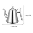 thumbnail image 2 of NICEXMAS Stainless Steel Tea Kettle with Built-in Strainer and Glossy Finish for Kitchen Use, 2 of 8