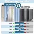 thumbnail image 3 of Barra de Cortina Doble para ventana, Cortinero doble Negro, Tubo Cortina Doble Negro, cortineros para ventanas, Barras de cortina Ajustable Doble para casa, Armario, 3 of 4