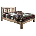 thumbnail image 5 of Montana Woodworks MWHCPBTSLLZMOOSE Homestead Collection Platform Bed with Laser Engraved Moose Design, Stain & Clear Lacquer Finish - Twin Size, 5 of 6