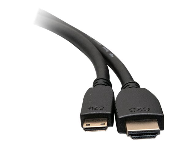 C2G 50620 4K UHD High Speed HDMI to Mini HDMI Cable (60Hz) with Ethernet for 4K Devices, Black (10 Feet, 3.04 Meters)