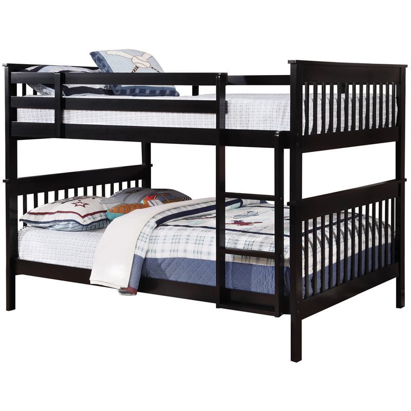 Bowery Hill Full Over Bunk Bed In, Heavy Duty Bunk Bed Frame Grey