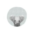 thumbnail image 2 of Straatsma, Leah 26x32 White Modern Wood Framed Museum Art Print Titled - Circle Elephant, 2 of 4