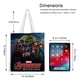 thumbnail image 5 of Avengers Bolso de tela con estampado de lienzo para mujer, bolsa de compras reutilizable y estética, con cremallera interior, regalo para mujer,38*45cm., 5 of 6