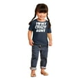 thumbnail image 4 of Love My Crazy Aunt Funny Cool Auntie Toddler Boy Girl T Shirt Infant Toddler Brisco Brands 5T, 4 of 6