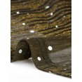 thumbnail image 5 of DARING DIVA Women's Plus Glitter Sequin Cold Shoulder Blouse 1X Gold, 5 of 6