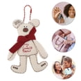 thumbnail image 4 of Unique Bargains 1 Pc Handbag Charm Cute Beaded Chain Handbag Accessories Red, 4 of 6