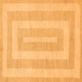 thumbnail image 1 of Ahgly Company Indoor Square Abstract Orange Modern Area Rugs, 8' Square, 1 of 4