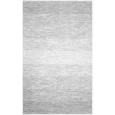williston forge sanora cotton black white area rug walmart com