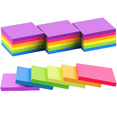 thumbnail image 3 of Bisitoy 6 colors 3 x 3 Inch Bright Color Sticky Notes Multicolor Self-Adhesive Memo Pads, Removable Fluorescent Sticky Note for Office, Teachers, Daily Reminders, 3 of 4