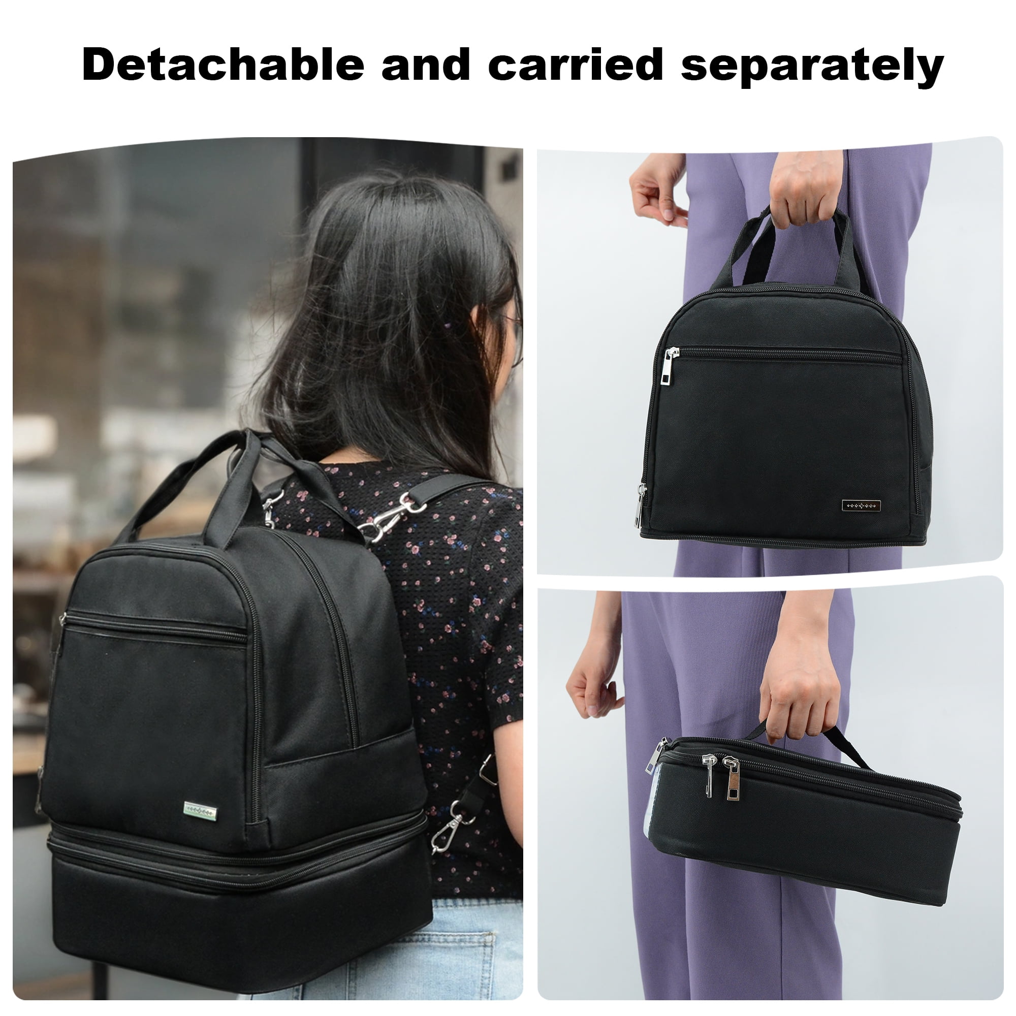 Breast Pump Bag, Spectra Pump Backpack with Pockets for Working Mom, Compatible with Spectra S1, S2, Black