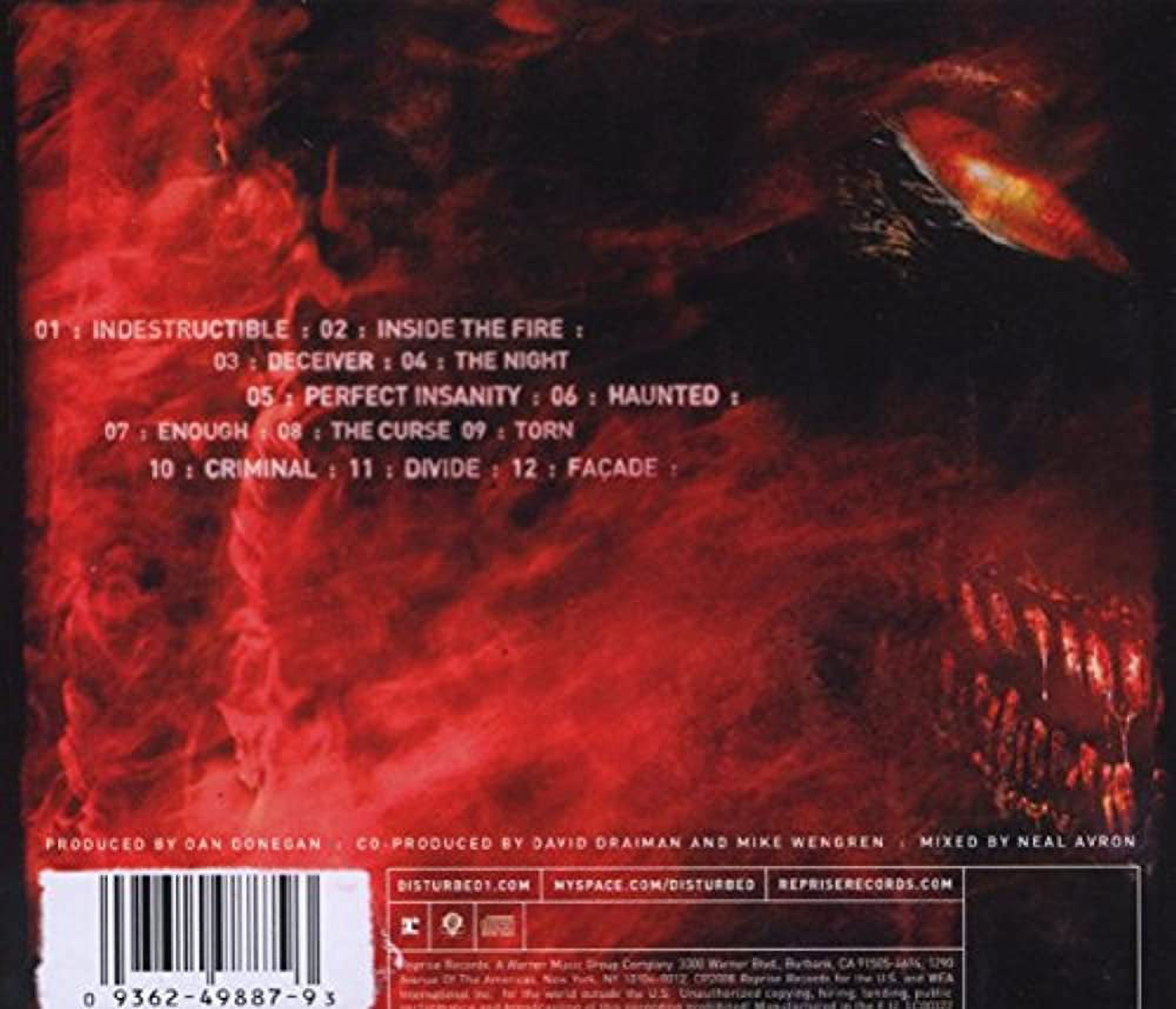 Disturbed - Indestructible - Heavy Metal - CD - image 2 of 2