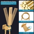 thumbnail image 4 of Juego de Ducha SGUVK 10" en Oro Cepillado con Lluvia, 4 of 6