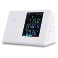 thumbnail image 1 of Probador de calidad del aire Irfora Detector digital de formaldehído Hygrothermograph Reloj despertador Probador de dióxido de carbono Monitor de calidad del aire Analizador de gases Irfora Probador de calidad del aire, 1 of 7
