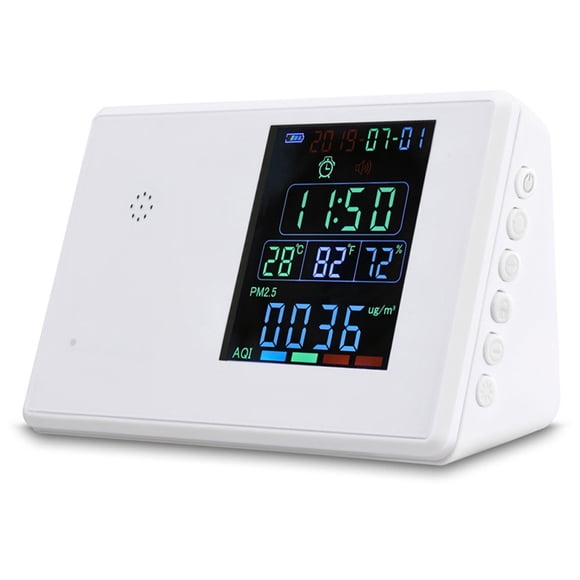 Riwcyla Digital Formaldehyde Hygrothermograph Carbon Dioxide Tester Air Quality Monitor Gas Analyzer , perfect for daily use, outdoor activities, travel & casual occasions