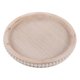 thumbnail image 3 of Rustic Farmhouse Round Serving Plate For Home Display Coffee Serving And Breakfast Serving 31.00X31.00X3.00CM With Sturdy Wood Construction, 3 of 5