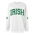 thumbnail image 3 of St Patrick's Day Sweatshirt, Womens Long Sleeve Sweatshirts, Round Neck Pullover Sweatshirt Women St. Patrick's Day Printing Crew Neck Long Sleeved Loose Sweatshirt Tops, 3 of 4