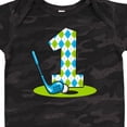 thumbnail image 4 of Inktastic Argyle Golf 1st Birthday Boys Baby Bodysuit, 4 of 5