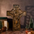 thumbnail image 3 of Jesus Christ Catholic Cross Christian Wall Art Decoration Easter Gift Home Altar Tabletop Hanging, 3 of 6