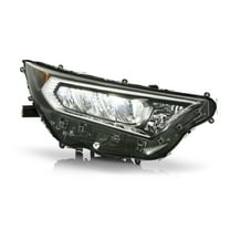 AKKON - For 2019-2021 Toyota RAV4 OE Chrome LED Headlights fit XLE Limited Adventure TRD - Passenger Right