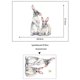 thumbnail image 1 of Easter Sticker Bunny Cartoon Wall Sticker Removable Wall Decor for Home Kindergarten, 1 of 5