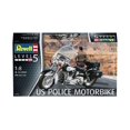 thumbnail image 2 of Revell of Germany 80-7915 1:8 US Police Motorbike Plastic Model Kit, 2 of 12