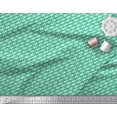 thumbnail image 3 of Soimoi Green Rayon Fabric Diagonal Arrow Fabric Prints By Yard 56 Inch Wide, 3 of 3
